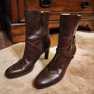 Women's Brown Antonio Melani Boots, Size 7.5